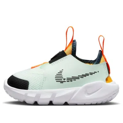 Nike (td)  Flex Runner 2 'barely Green Laser Orange' In Blue