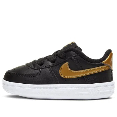 Nike (td)  Force 1 Cb 'black Metallic Gold' In Multi