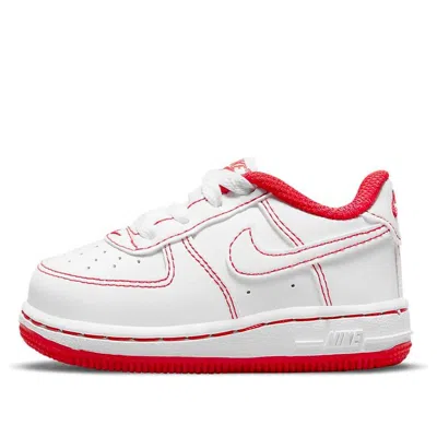 Nike (td)  Force 1 'contrast Stitch - White University Red' In Multi