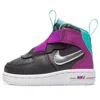 Nike (td)  Force 1 Highness 'thunder Grey Hyper Violet' In Black