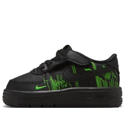 Nike (td)   Force 1 Low Lv8 4 Easyon 'black Green'