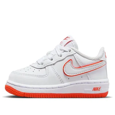 Nike (td)  Force 1 Low 'white Picante Red'
