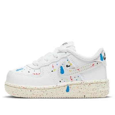 Nike (td)  Force 1 Lv8 3 'paint Splatter - White' In Multi
