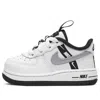 Nike (td)  Force 1 Lv8 Ksa 'worldwide Pack - White Reflect Silver'