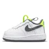Nike (td)  Force 1 Toggle 'white Volt'