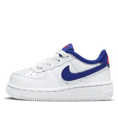 Nike (td)  Force 1 'white Deep Royal Blue' In Multi