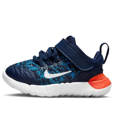 Nike (td)  Free Rn 2021 'midnight Navy Orange'