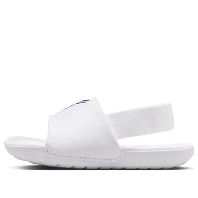 Nike (td)  Kobe Kawa Slides 'white Court Purple' In Multi