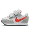 Nike (td)  Md Valiant 'pure Platinum Picante Red' In Gray