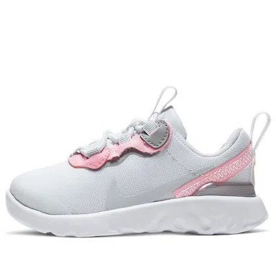 Nike (td)  React Elements Running Shoes 'grey Pink' In Gray