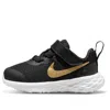 Nike (td)  Revolution 6 Low-top Running Shoes Black/gold