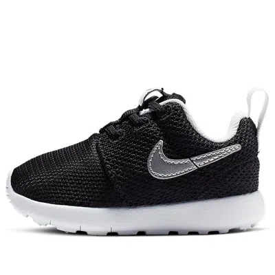 Nike (td)  Roshe One 'black Metallic Silver'