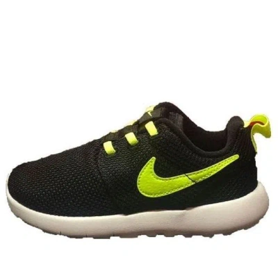 Nike (td)  Roshe One Running Shoes Black/green