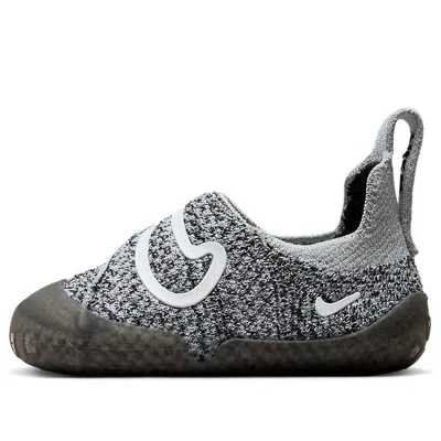 Nike (td)  Swoosh 1 'black Wolf Grey' In Gray