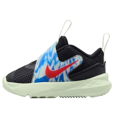 Nike (td)  Team Hustle D 12 'black Royal Volt Bright Crimson' In Multi