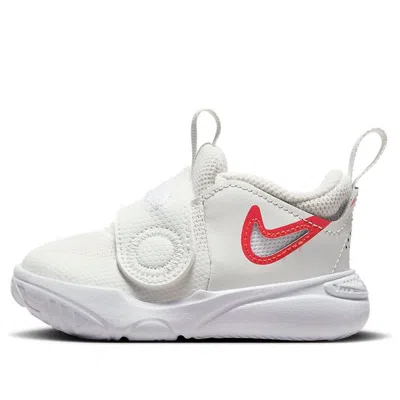 Nike (td)  Team Hustle D11 'summit White Track Red'