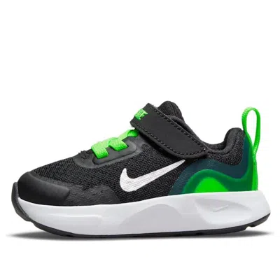 Nike (td)  Wearallday 'black Green Strike' In Multi