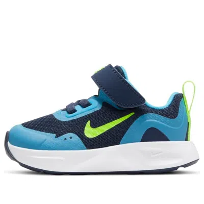Nike (td)  Wearallday Running Shoes 'blue Green'