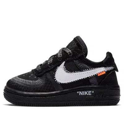 Nike (td)  X Off-white Air Force 1 Low 'black'