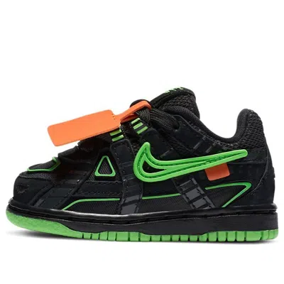 Nike (td)  X Off-white Rubber Dunk 'green Strike' In Multi