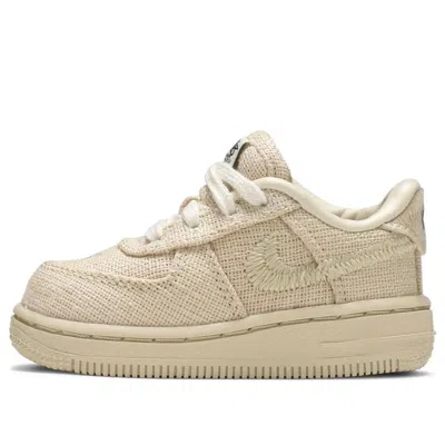 Nike (td)  X Stussy Air Force 1 Low 'fossil'
