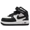 Nike (td)  X Stussy Air Force 1 Mid 'black White'