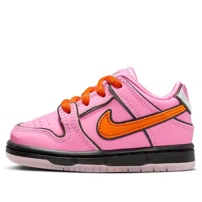 Nike (td)  X The Powerpuff Girls Sb Dunk Low Pro Qs 'blossom'