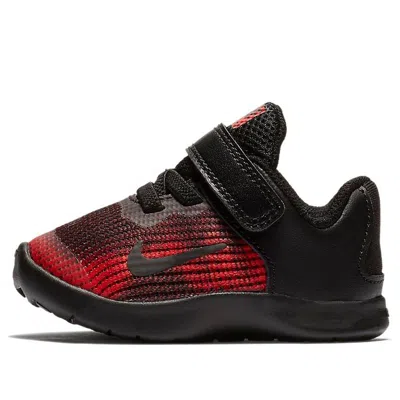 Nike (td) Toddler/baby  Flex 2018 Rn Professional Black Red In Multi