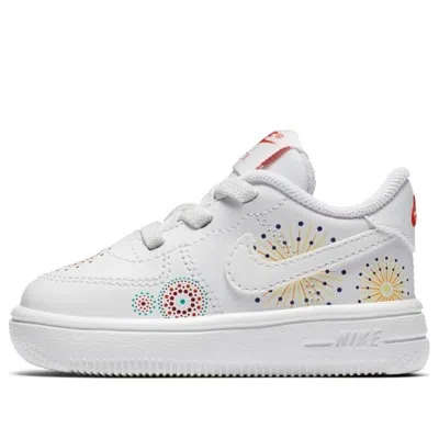 Nike (td) Toddler/baby  Force 1 '18 Qs Embroidered In White