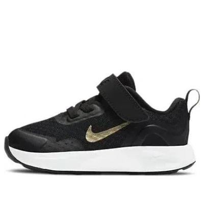 Nike (td) Wearallday 'black Metallic Gold'