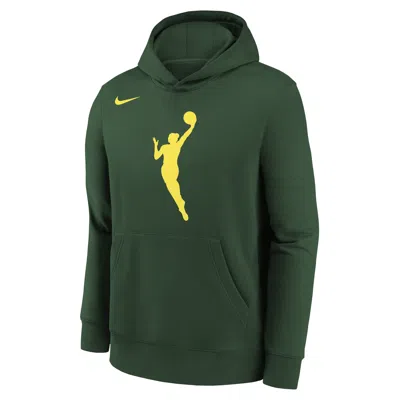 Nike Team 13 Big Kids'  Wnba Pullover Hoodie In Green