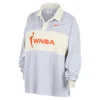 Nike Team 13 Essential  Women's Wnba Oversized Long-sleeve Polo In Gray