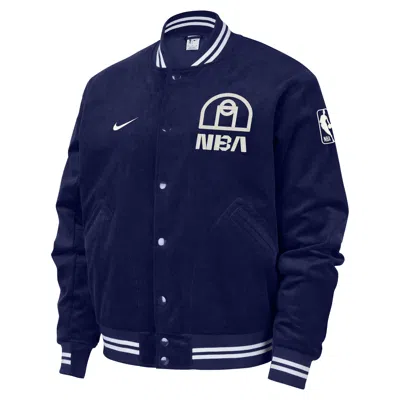Nike Team 31 Trend  Men's Nba Bomber Jacket In Blue