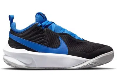 Pre-owned Nike Team Hustle D 10 Game Royal Sneakers In Black/photon Dust/white In Multi