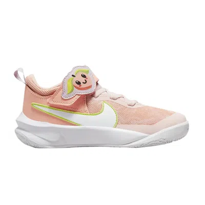 Pre-owned Nike Team Hustle D 10 Lil Ps 'peach' | Pink | Kid's Size 12