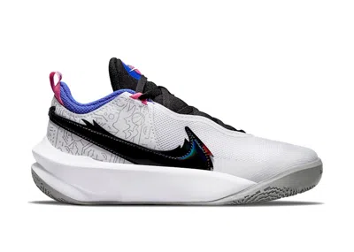 Pre-owned Nike Team Hustle D 10 Se Space Jam Sneakers In White/hyper Royal/pink Blast