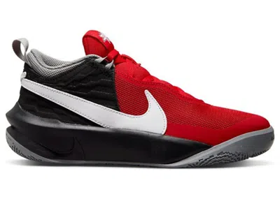 Pre-owned Nike Team Hustle D 10 Sneakers In University Red/particle Grey/black In Multi