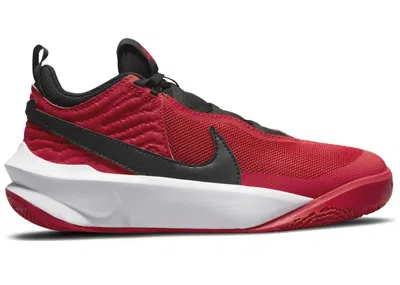 Pre-owned Nike Team Hustle D 10 Sneakers In University Red/white/black In Multi