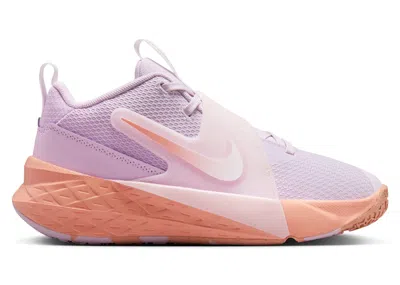 Pre-owned Nike Team Hustle D 12 Apricot Agate Sneakers In Doll/pearl Pink/white In Multi