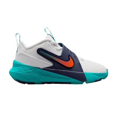 Pre-owned Nike Team Hustle D 12 Ps 'summit White' | Black | Kid's Size 13.5