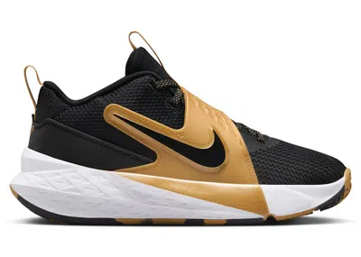 Pre-owned Nike Team Hustle D 12 Sneakers In Black/metallic Gold/white In Multi