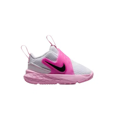 Pre-owned Nike Team Hustle D 12 Td 'white Pink Rise' | Infant Size 6