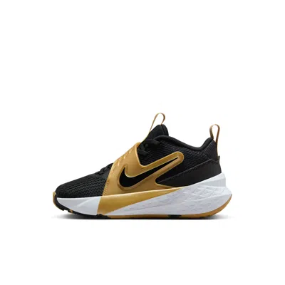 Nike Team Hustle D 12 Younger Kids' Shoes In Black