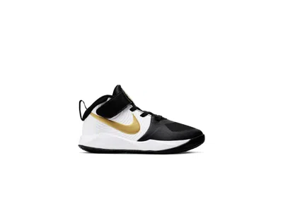 Pre-owned Nike Team Hustle D 9 Sneakers In Black/white/metallic Gold