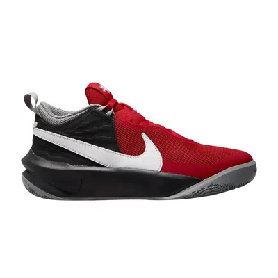 Pre-owned Nike Team Hustle D10 Gs 'university Red Black' | Kid's Size 5