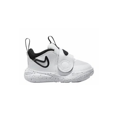 Pre-owned Nike Team Hustle D11 Td 'white Black' | Infant Size 4