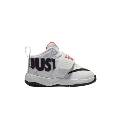 Pre-owned Nike Team Hustle D8 Td 'just Do It - White Black' | Infant Size 6