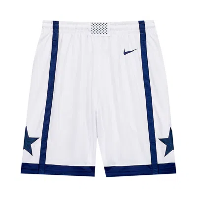 Pre-owned Nike Team Usa Basketball Shorts (home) 'white/blue Void' | Men's Size Xl