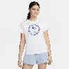 Nike Women's White U.s. Paralympics Puck Club T-shirt In White