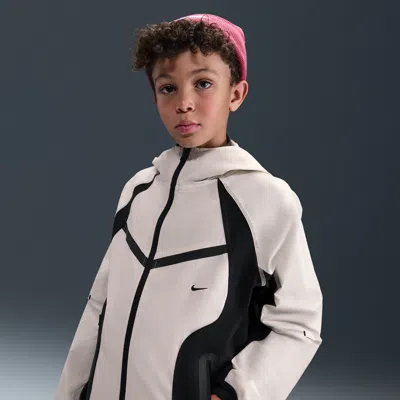 Nike Tech Big Kids' (boys') Woven Jacket In Black